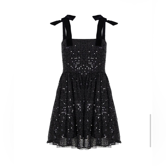 ⭐️⭐️ Nocturne Sequined Flowy Mini Dress NWT XS - Picture 6 of 12